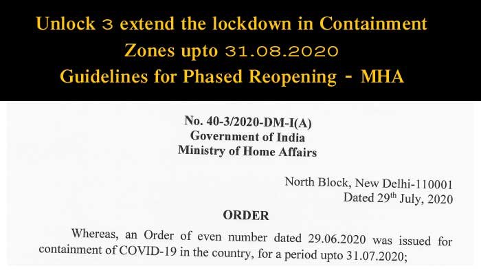 unlock 3 MHA Guidelines